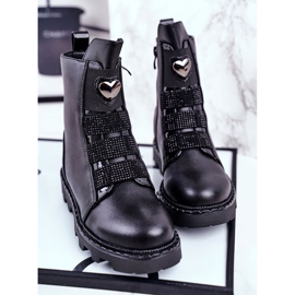 Apawwa Children's Black Balloon Warm Boots 1