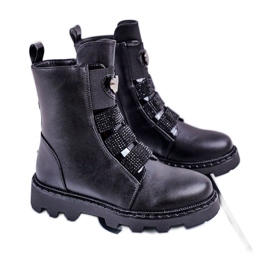Apawwa Children's Black Balloon Warm Boots 2