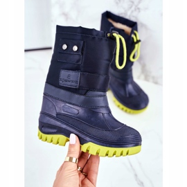 Apawwa Children's Snow Boots Warmed With Fur Navy Blue Hot Winter 2 Apawwa Children's Snow Boots Warmed With Fur Navy Blue Hot Winter 2