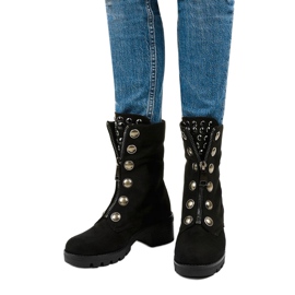 Black suede high boots from Dalmens 1