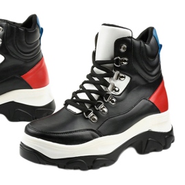 Black sneakers colorful Neamelira white red 1