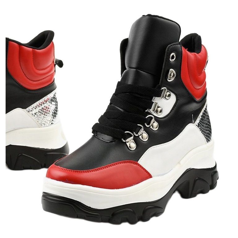 Red Neamelira colorful sneakers black 1