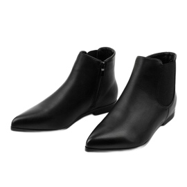 Black flat Jodhpur boots with an elastic Lagenaria 2