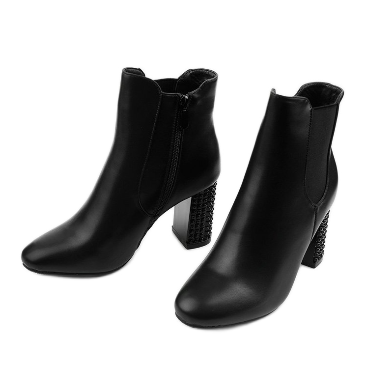 Black ankle boots on the Chardonnay post 2