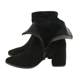 M.Daszyński Black suede boots MR2025-10 4