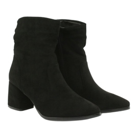 M.Daszyński Black suede boots MR2025-10 3