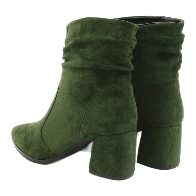 M.Daszyński Green MR2025-10 suede boots 2