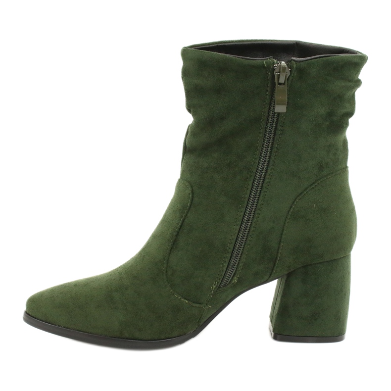 M.Daszyński Green MR2025-10 suede boots 1
