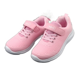 Befado children's shoes 516X045 white pink 4