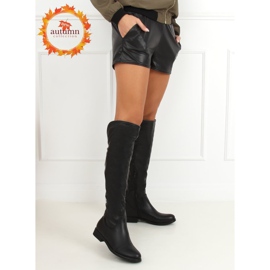 Black boots for women J19-36 Black 1
