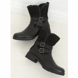 Black women's black boots 8912 Black 1