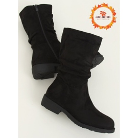 Black women's short boots CH1908 Black 1