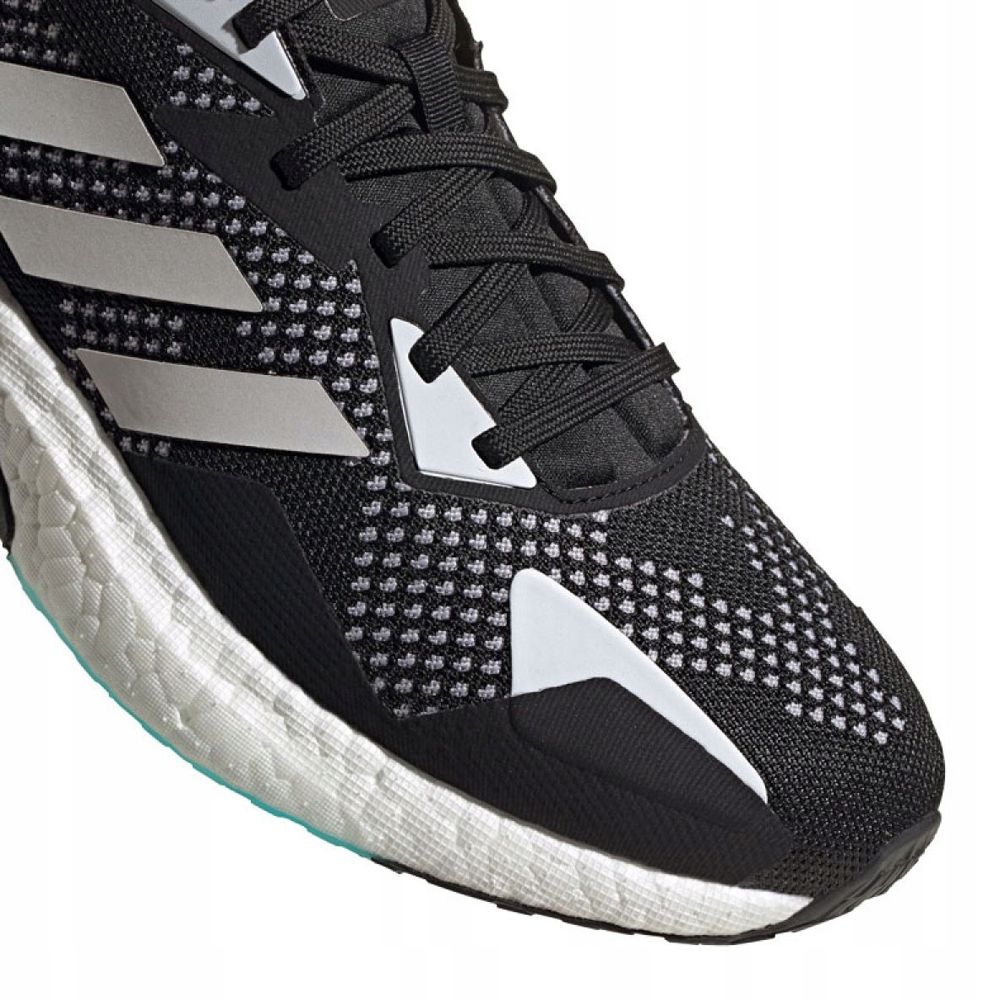 adidas gazelle silver green womens Adidas Women's Adizero EVO SL Cloud White / Pure Teal / Grey Two Running  Shoes main image 1