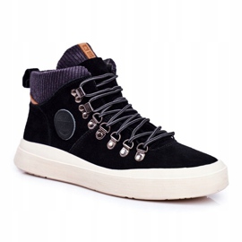 Men's Sneakers Leather Big Star Black GG174330 1