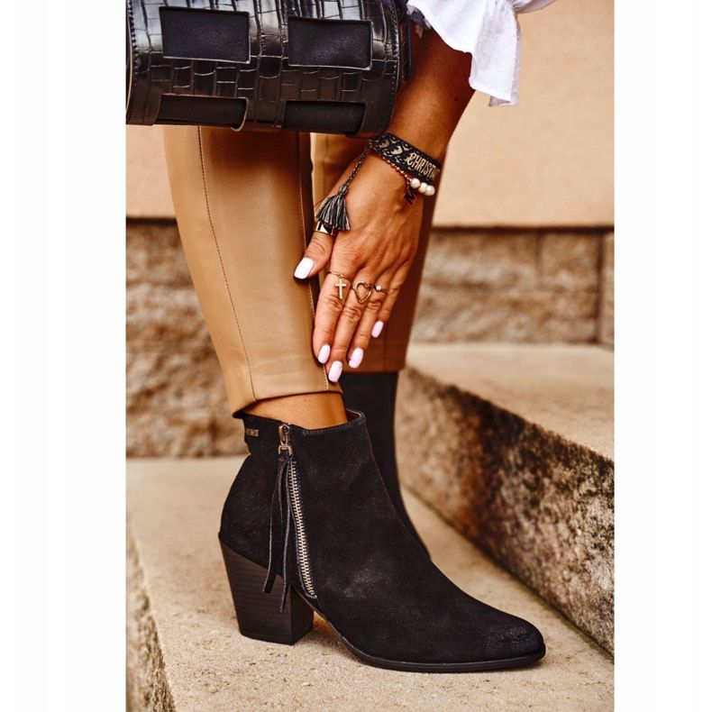 Women's Boots On High Heel Big Star Black GG274362 2 Women's Boots On High Heel Big Star Black GG274362 2