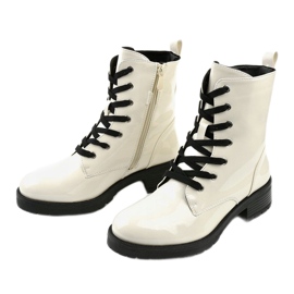 White lacquered boots from Slider 2