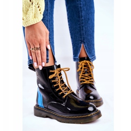 Women's Boots Trappers Glany Goe Leather Black GG2N3056 1 Women's Boots Trappers Glany Goe Leather Black GG2N3056 1