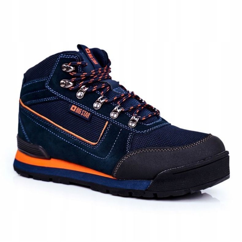 Men's Trekking Shoes Big Star Outdoor Navy Blue GG174199 1