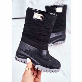 Apawwa Children's Fur-insulated Snow Boots Black Mussi 2 Apawwa Children's Fur-insulated Snow Boots Black Mussi 2