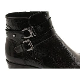 Caprice Women's Boots Lacquered 25309-25 black 6