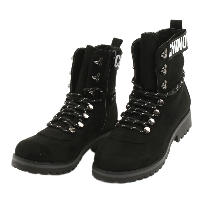 Evento Timber boots High Black 9BT35-1331 Black Popsi 5