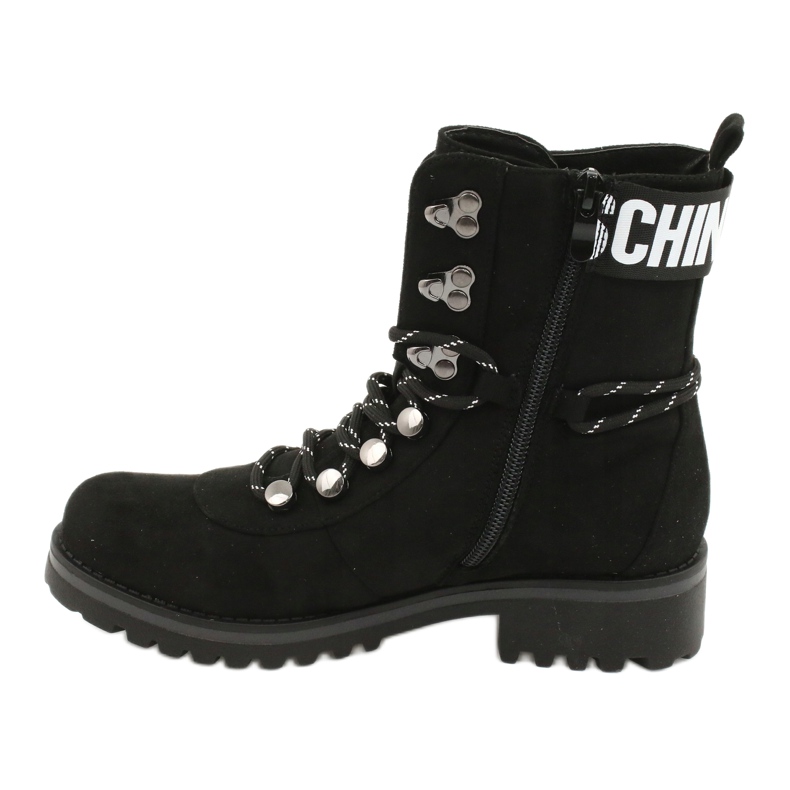 Evento Timber boots High Black 9BT35-1331 Black Popsi 4