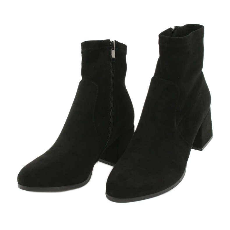 Evento Black Lycra boots 2