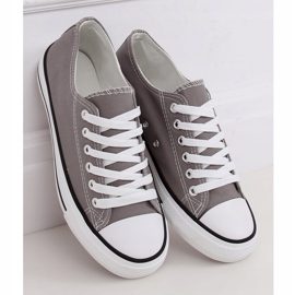 Gray classic women's sneakers JD05P Gray grey 1 Gray classic women's sneakers JD05P Gray grey 1
