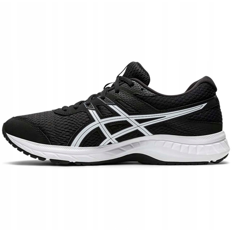 Asics Gel-Contend 6 M 1011A667 003 running shoes white black 2 Asics Gel-Contend 6 M 1011A667 003 running shoes white black 2