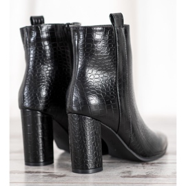 Seastar Stylish boots with a pattern black 1