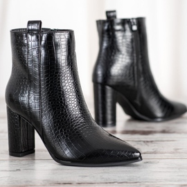 Seastar Stylish boots with a pattern black 2