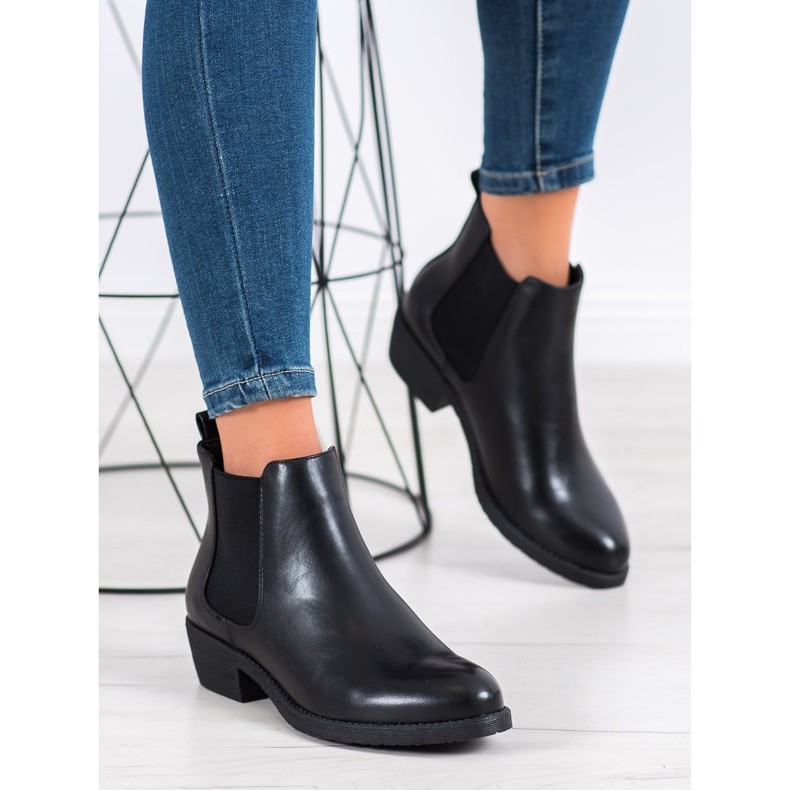 Sergio Leone Black Slip-On Boots 2