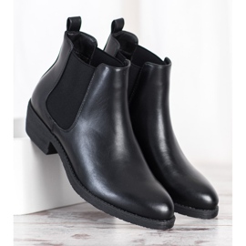 Sergio Leone Black Slip-On Boots 1