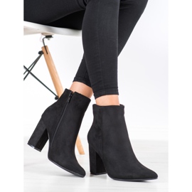 Seastar Suede Booties In Spitz black 2