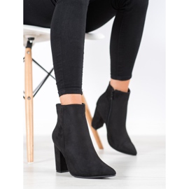 Seastar Suede Booties In Spitz black 1