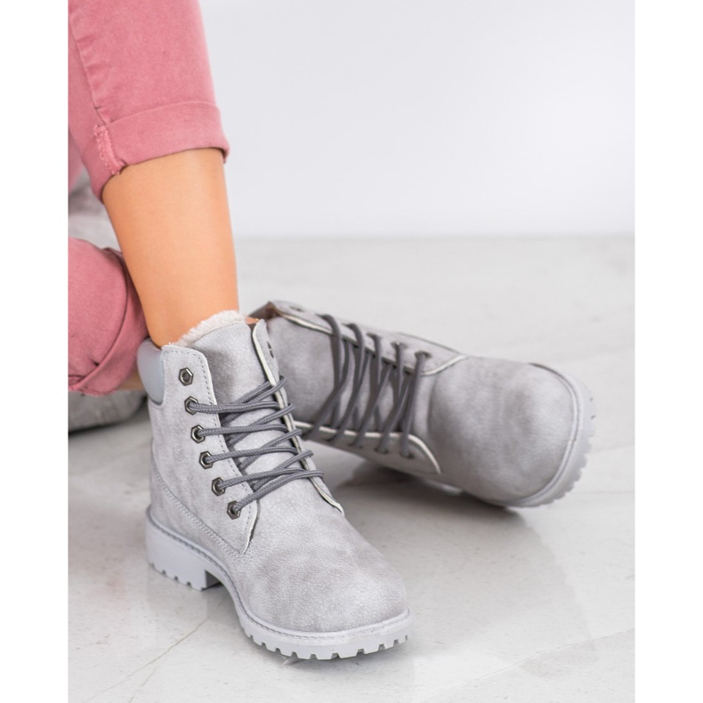 BOSHIMAO Gray Tied Trappers grey 1