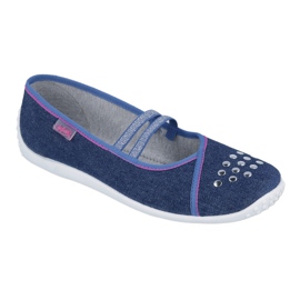 Befado youth shoes 345Q164 navy blue 1