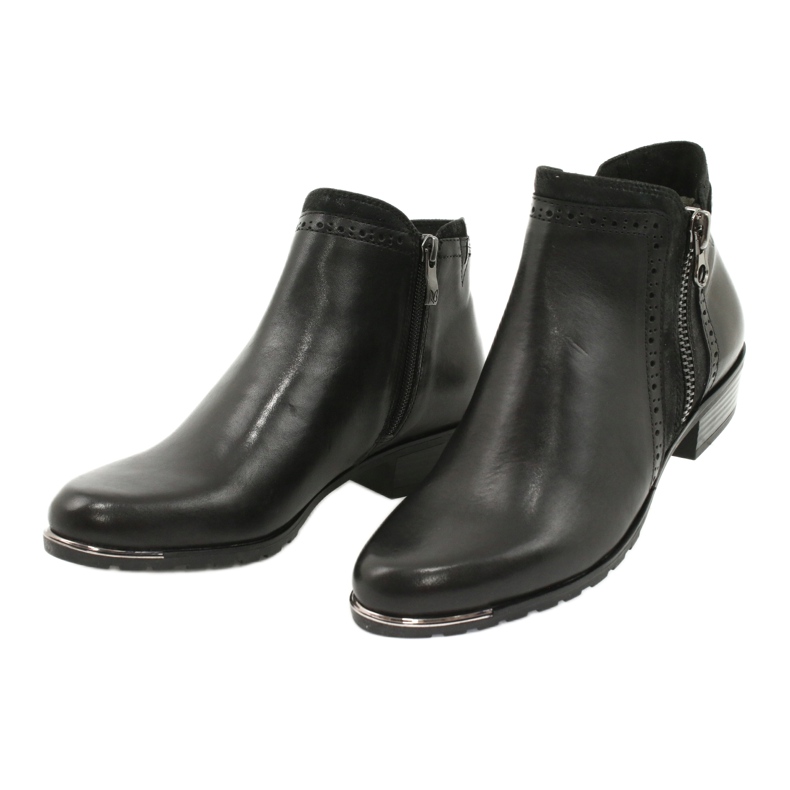Caprice boots for women black comb 25403-25 922 2