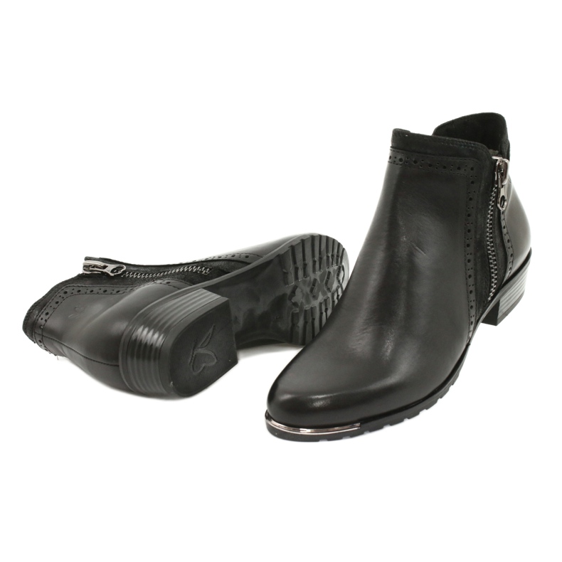 Caprice boots for women black comb 25403-25 922 3