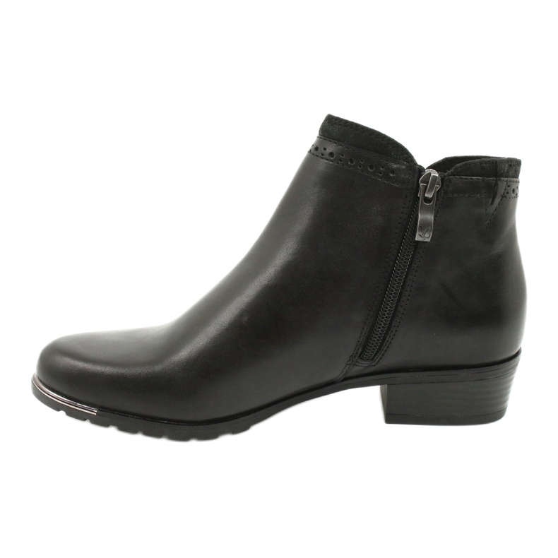 Caprice boots for women black comb 25403-25 922 1