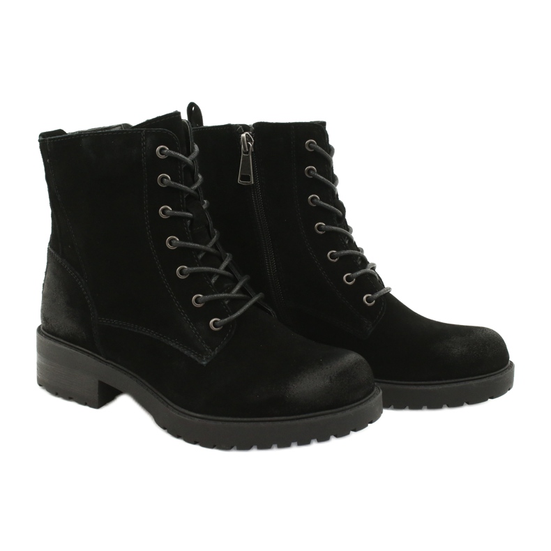 American Club American Black Suede Boots 5 American Club American Black Suede Boots 5