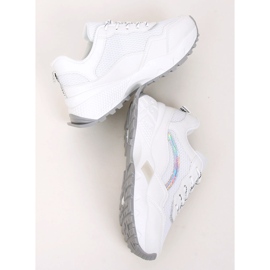White LA87P White sports shoes 2