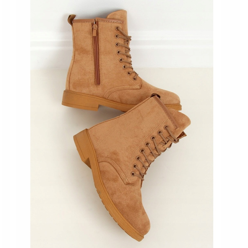 Camel E2002 Camel lace-up boots brown 2
