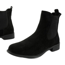 Black slip-on boots from Aveley 1