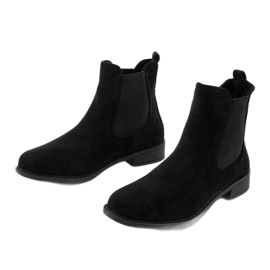 Black slip-on boots from Aveley 2