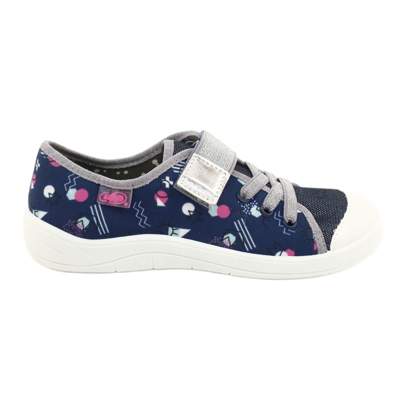 Befado children's shoes 251Y149 navy blue grey multicolored 1