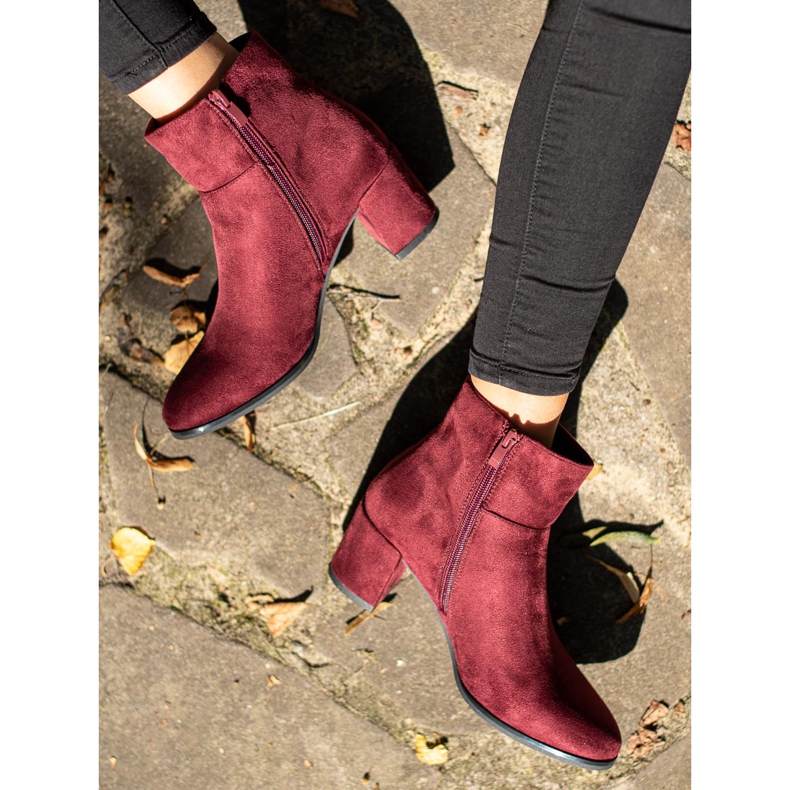 Sergio Leone Burgundy boots red 1