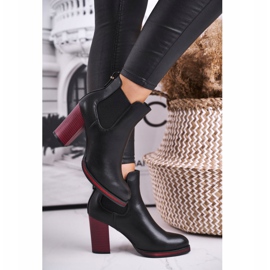 Women's Boots On High Heel Sergio Leone Black BT538 1