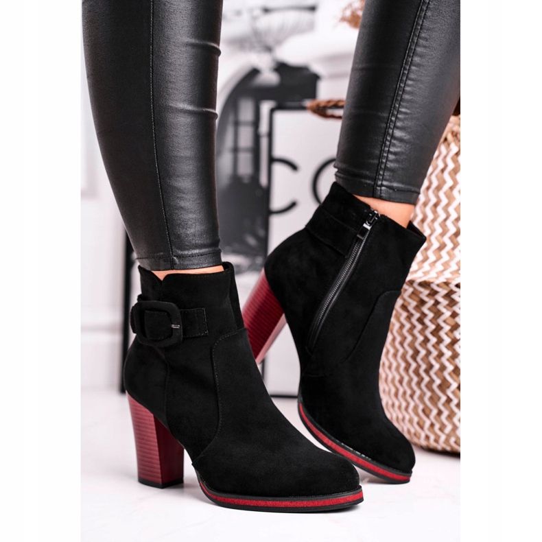 Women's Boots On High Heel Sergio Leone Black BT533 1 Women's Boots On High Heel Sergio Leone Black BT533 1