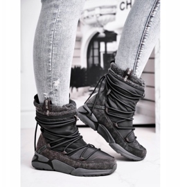 Women's snow boots Big Star Gray GG274629 grey 1